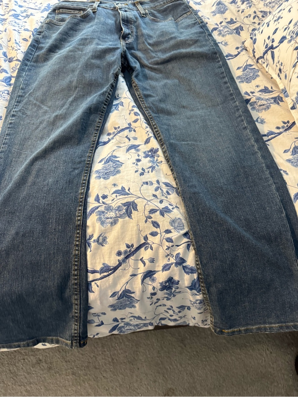George Men's Straight Jeans - Blue